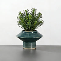 Luxury Ceramic Planter Pot for Indoor Plants, Diamond Pattern