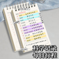 ToDolist A6 Daily Planner Notebook, 60 Sheets, Portable Productivity Checklist Journal for Students