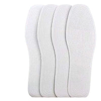 Pure Cotton Handmade Breathable Deodorizing Sweat-Absorbent Shoe Insoles for All Seasons, Cuttable Shock Absorption