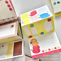 Vintage M5 Tri-Fold Sushi Grass Pudding Tomato Girl Heart Loose Leaf Notebook Refills