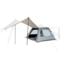 Automatic Pop-Up Camping Tent with Sunshade, Portable Outdoor Picnic Shelter