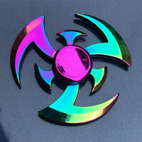 Colorful Zinc Alloy Hand Spinner Fidget Toy for Stress Relief
