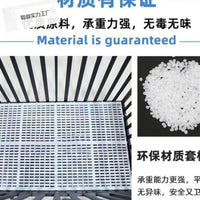 Thickened Interlocking Pet Cage Mat Grid Plastic Leak-Proof Cooling Pad for Dogs