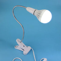 E27 Flexible Gooseneck Clamp Lamp Holder with Switch for Plant Grow Lights