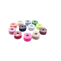 Household Sewing Machine Bobbins with Thread, Colorful Plastic Spools for Universal Sewing Machines, Small Sewing Accessories