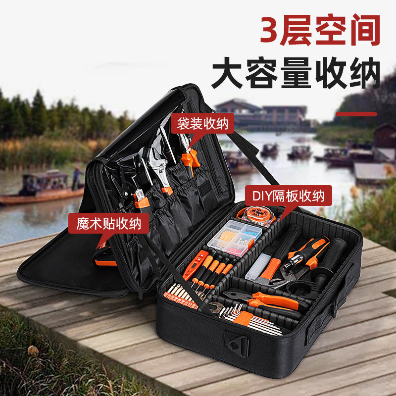 Fishing Tackle Bag with DIY Dividers, Multi-functional Storage for Fishing Tools and Gear