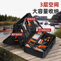 Fishing Tackle Bag with DIY Dividers, Multi-functional Storage for Fishing Tools and Gear