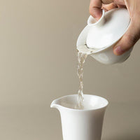 Dehua White Porcelain Teapot Lid Holder & Gaiwan Lid Rest for Kung Fu Tea Ceremony