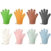 Silicone Heat Resistant Oven Mitts for Kitchen Baking and Grilling