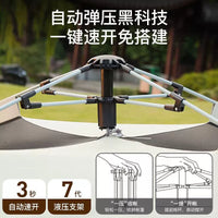 Automatic Pop-Up Camping Tent for 3-4 People, Waterproof Outdoor Family Tent