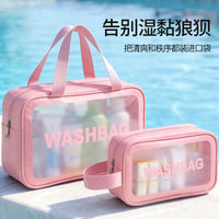 Portable Waterproof Travel Toiletry Bag with Dry/Wet Separation for Men and Women