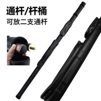 2-Hole Billiard Cue Stick Hard Case for Pool, Snooker, and 8-Ball Cues