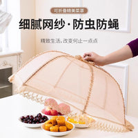 Foldable Mesh Food Cover Tent for Outdoor and Indoor Dining, Reusable Pop-Up Screen Food Protector