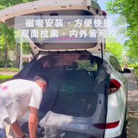 Magnetic Car Window Screens for Mosquito Protection and Sun Shade, SUV/MPV Tailgate Ventilation Net