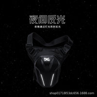 Motorcycle Leg Bag, Hard Shell Waterproof Motorbike Drop Leg Bag for Men Women, Outdoor Sports Shoulder Bag, Lightweight