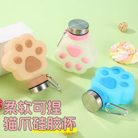 Kids Silicone Foldable Water Bottle for Outdoor Sports, Food-Grade, Leak-Proof & Drop-Resistant