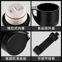 Fuguang Large Capacity Stainless Steel Insulated Water Bottle for Travel and Outdoor, 1.9L-2.2L
