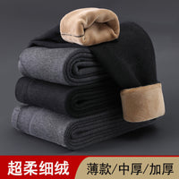 Men's Thermal Fleece Lined Base Layer Pants High Waist Warm Leggings