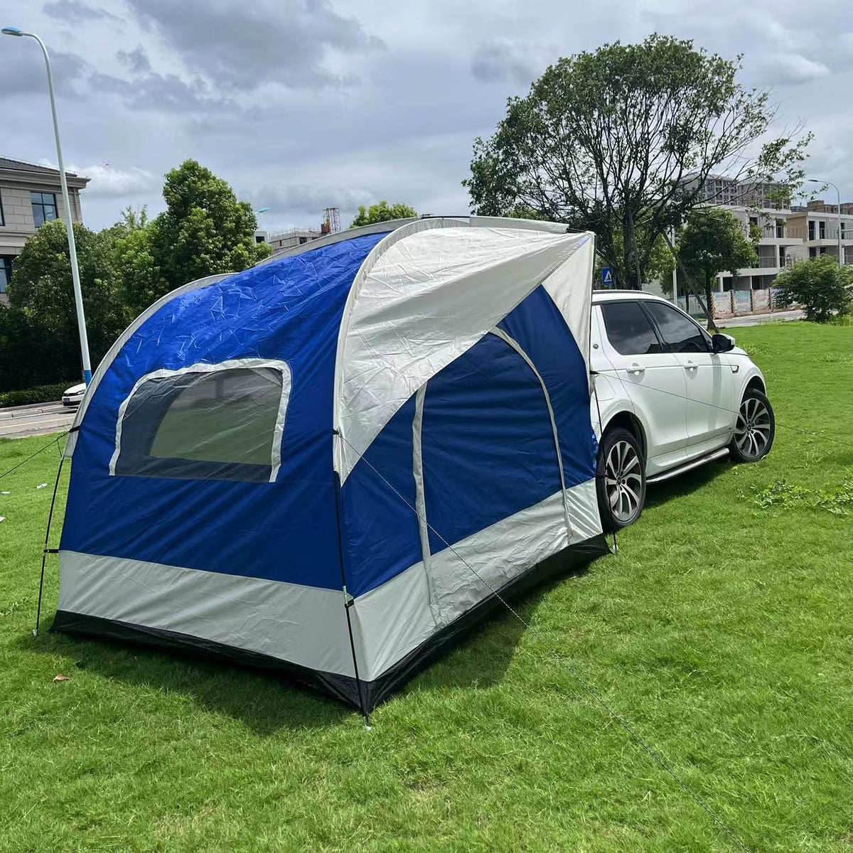 SUV Car Tail Tent Double-Layer Waterproof Sunscreen Camping Tent for Outdoor Travel