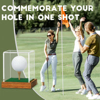 Golf Ball Display Case Acrylic Cube for Collectibles