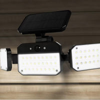 Outdoor Solar Wall Light with Remote Control, Motion Sensor, Waterproof LED for Garden and Patio