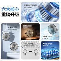 Portable Mini USB Desk Fan for Office, Dorm, Outdoor, and Car