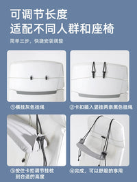 Travel Neck Pillow for Airplane Train Car - Side Sleeping Head Support for Long Journeys