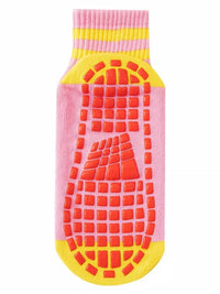 Non-Slip Cotton Yoga Socks for Kids & Adults - Trampoline & Playground Grip Socks