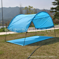 Beach Camping Tent with Integrated Ground Sheet for 5-8 People