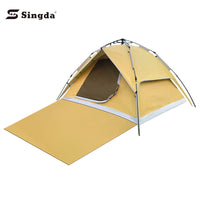 Portable Double-Layer 4-6 Person Pop-Up Camping Tent with Rainfly