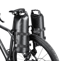 Bicycle Front Fork Bag Rack, Aluminum Alloy Stable Frame for Pannier Bag, Anti-Shake, Universal