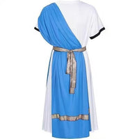 Medieval Renaissance Prince Robe Costume for Men, Ancient Greek Roman Warrior Cosplay, Halloween Fancy Dress