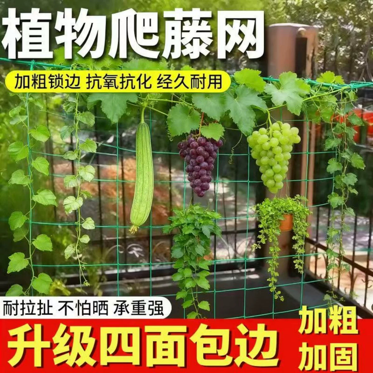 Garden Plant Trellis Netting for Climbing Vegetables Fruits Vines Beans Grapes