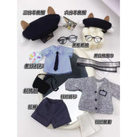 BJD Doll Academy Style Outfit Set with Horned Hat for 1/6, 1/4, 1/3 Dolls