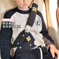 Car Seat Belt Adjuster and Shoulder Pad Set for Kids