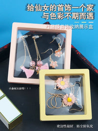 PE Film Jewelry Display and Storage Box for Earrings, Necklaces, and Bracelets