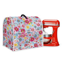 Floral Print Stand Mixer Cover Dust Protector for KitchenAid and Other Stand Mixers