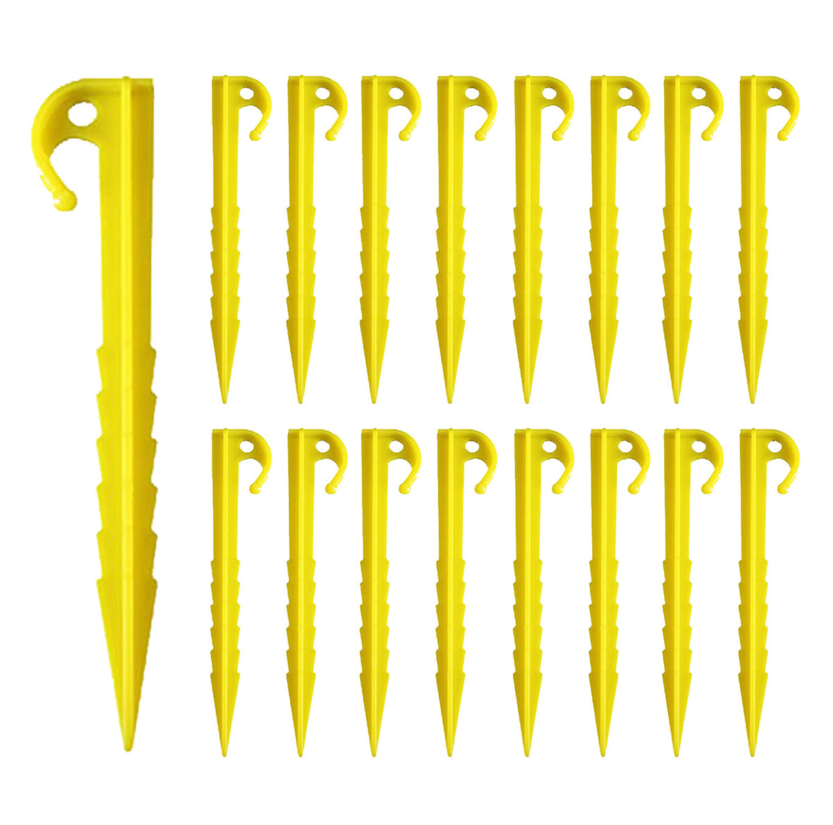 Tent Stakes Plastic Ground Pegs for Outdoor Camping Picnic Mat Windproof Fixing