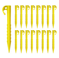 Tent Stakes Plastic Ground Pegs for Outdoor Camping Picnic Mat Windproof Fixing