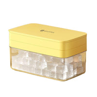 Food-Grade Ice Cube Tray with Storage Bin and Scoop, 28/56 Grids