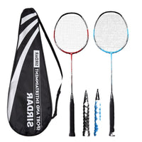Carbon Fiber Badminton Racket Set for Adults and Children - Professional Training and Competition Rackets - 5U Specification