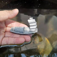 Miniature Simulation Boat for Aquarium and Garden Landscape Decoration