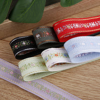 Chinese Style Embroidered Jacquard Ribbon for DIY Crafts, Hair Accessories, Apparel, and Gift Wrapping