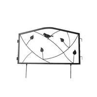 No-Dig Metal Garden Fence Panels for Park Yard Lawn Decoration, Easy Installation