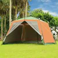 Large Outdoor Sunshade Canopy Tent with Mosquito Netting for Beach, Fishing, BBQ, and Picnics