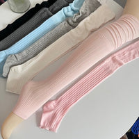 Women's Sheer Over-the-Knee Stocking Leg Warmers for Spring/Summer