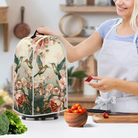 French Vintage Hummingbird Floral Mixer Dust Cover Waterproof Oil-Proof Scratch-Resistant Kitchen Appliance Protector