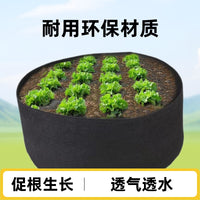 Felt Fabric Grow Bags for Plants - Rectangular & Round Planters for Garden, Nursery, and Horticulture
