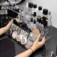 Acrylic Tiered Display Stand for Collectibles, Cosmetics, and Small Items