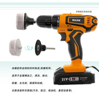 2-inch Rubber Cyclone Abrasive Drill Brush for Metal Rust Removal and Polishing